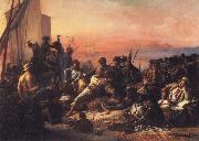 Francois Auguste Biard The Slave Trade china oil painting reproduction